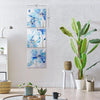 Blue Spring Poppy Canvas Wall Art Print Set of 3 - 24" x 24"